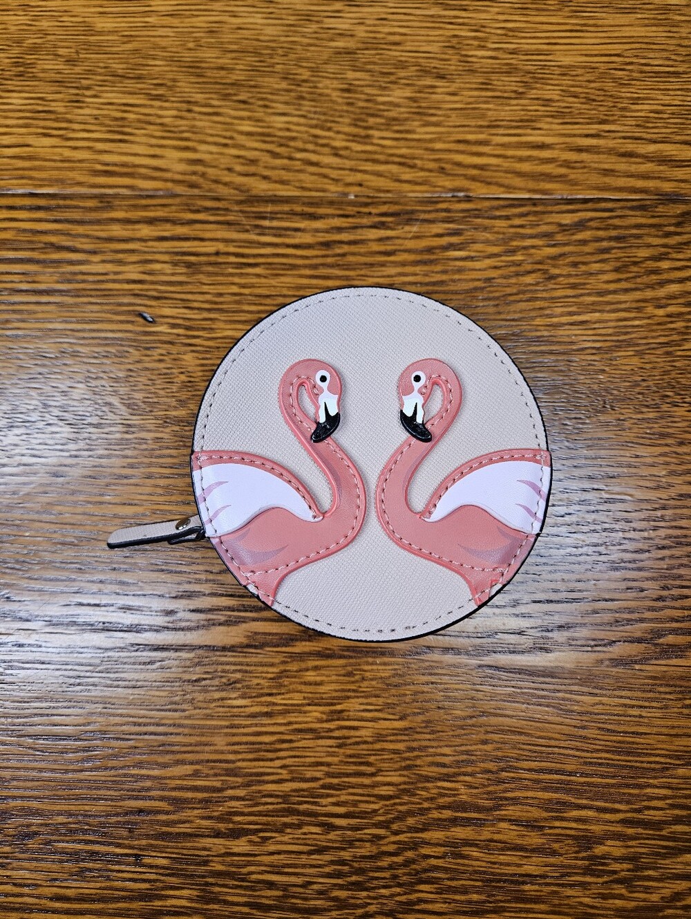 Kate Spade By The Pool Flamingo Polly Coin Purse - Picture 2 of 6